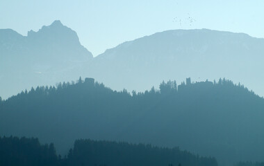 Die Burgruinen Eisenberg und Hohenfreyberg