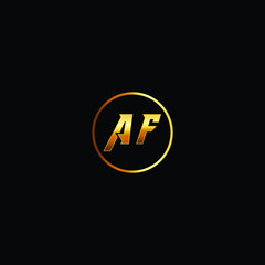 AF logo AF icon AF vector AF monogram AF letter AF minimalist AF triangle AF flat Unique modern flat abstract logo design 