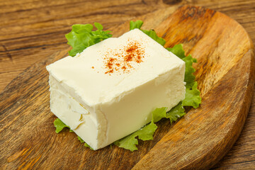 Greek traditional soft feta cheese