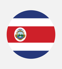 Fototapeta premium National Costa Rica flag, official colors and proportion correctly. National Costa Rica flag. Vector illustration. EPS10. Costa Rica flag vector icon, simple, flat design for web or mobile app.