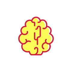 Brain Cell Logo Design Graphic Concept