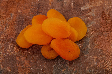 Sweet tasty dried apricot heap