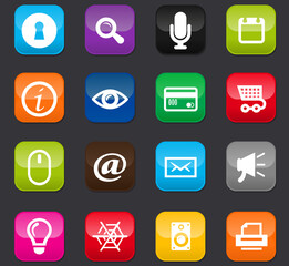 User interface icons set