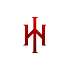 Red Trident Logo Design Concept