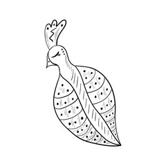 birds, scandinavian, b-w 2