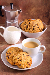 Oatmeal cookies with nuts