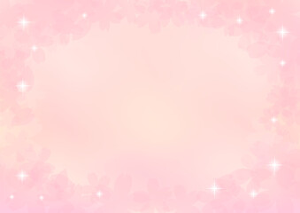 桜の背景イラスト