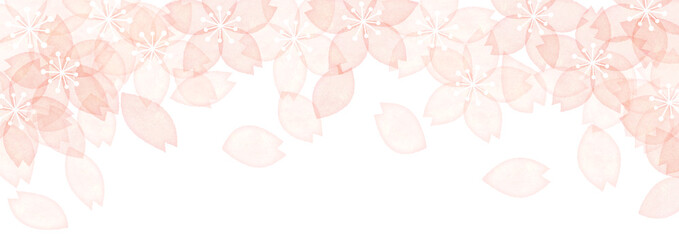 桜の背景イラスト