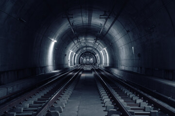 Fototapeta na wymiar Metro tunnel 
