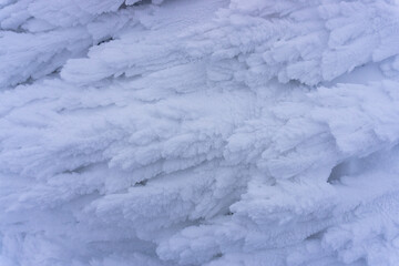 snow patterns in the mountains, snowy texture