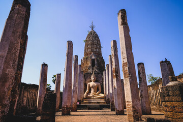 Sukhothai Historical Park, Wat Phra Sri Rattana Mahathat Rajaworaviharn, Sukhothai, Thailand