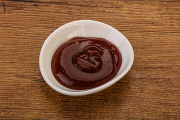 Traditional Barbicue sauce in the bowl