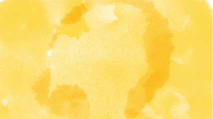 Yellow watercolor background for textures backgrounds and web banners design