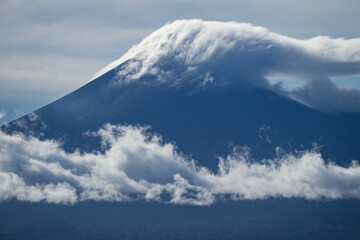 Fototapeta na wymiar Volcano peak in Papua New Guinea