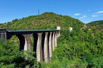 Pont de Duzon,Saint-Barthelemy-le-plain, Ardèche, Auvergne-Rhône-Alpes, France