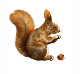 squirrel (Sciurus) © Liliya