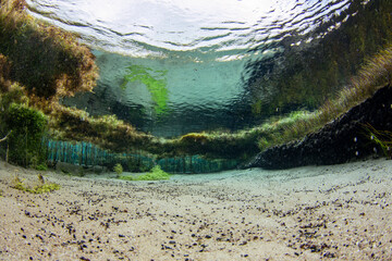 shallow underwater view in eskisehir