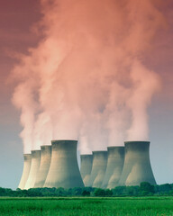 Greenhouse gas emissions from a coal fired power plant