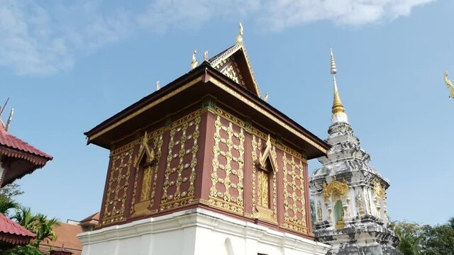 Exterior Of Wat Phumin, The Landmark Temple of Nan Province, Northern of Thailand
