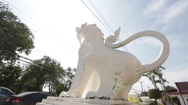 Exterior Of Wat Phumin, The Landmark Temple of Nan Province, Northern of Thailand