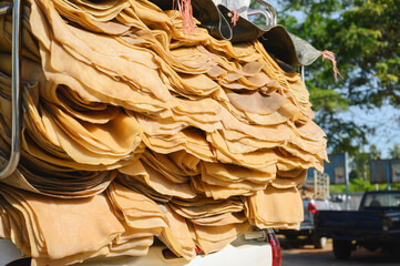 Ribbed Smoked Sheets are coagulated rubber sheets processed from fresh field latex. Natural rubber...