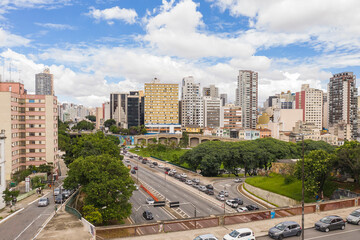 Fototapeta premium Calabreses Artisans Square seen from above