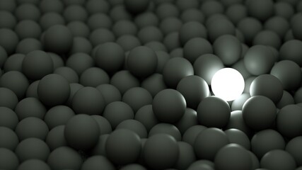 Different - special one shining among others