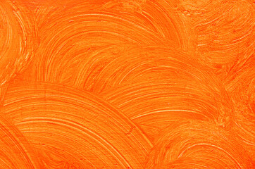 Orange background - Hand painted textured wallpaper - Modern varnish matt on vivid seamless backdrop © Mirko Vitali