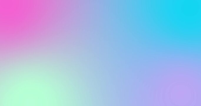 Color neon gradient. Moving abstract blurred background. The colors vary with position, producing smooth color transitions. Purple pink blue green