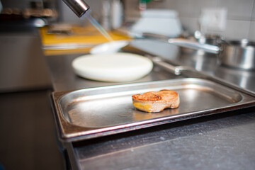chef preparing food in the kitchen