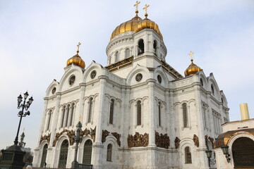 Fototapeta na wymiar cathedral of Christ the Saviour in Moscow