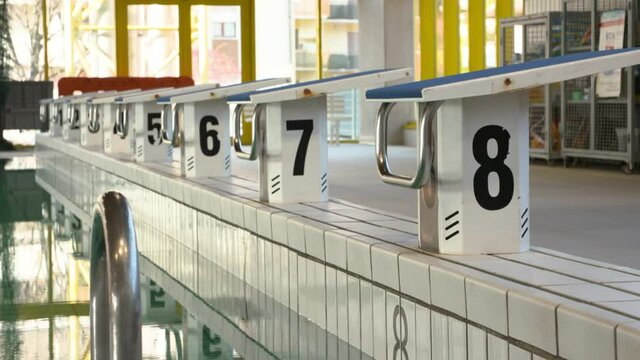 Pool numbers start stands
