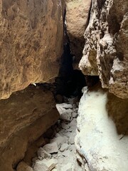 inside the cave