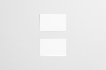 Business Card Mock-Up (85x55mm) - Two Cards