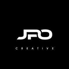 JPO Letter Initial Logo Design Template Vector Illustration