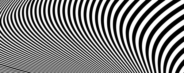 Black and white wave lines background