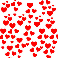 Fototapeta na wymiar valentine hearts background