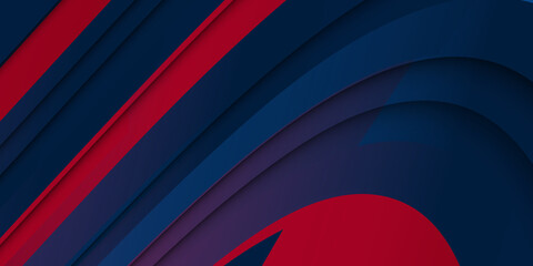 abstract dark blue background with diagonal wave red lines 