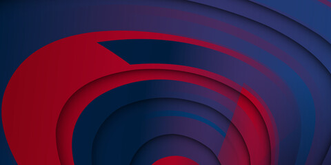 Abstract patriotic red white and blue wave background for voting, memorial, labor day and election