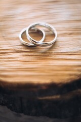 Wedding rings macro photography