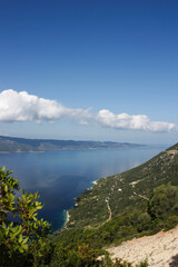 Naklejka na ściany i meble Ionian Isle, Lefkada, Zakynthos, Itaca, Mediterranean Sea, Greece.