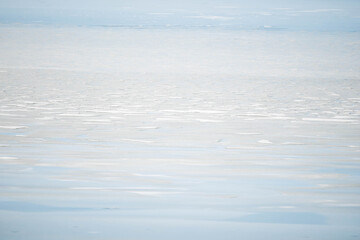 全面凍結した諏訪湖