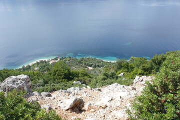 Fototapeta na wymiar Ionian Isle, Lefkada, Zakynthos, Itaca, Mediterranean Sea, Greece.