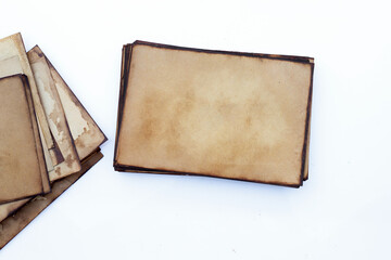 Old brown paper grunge background. Copy space