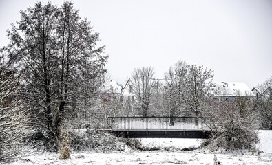 Schneelandschaften aus der Natur