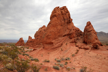 Fototapeta premium Valley of fire - Nationalpark (Nevada/Las Vegas/USA) 