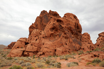 Fototapeta premium Valley of fire - Nationalpark (Nevada/Las Vegas/USA) 