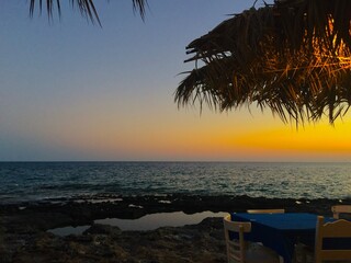 Sunset on the beach