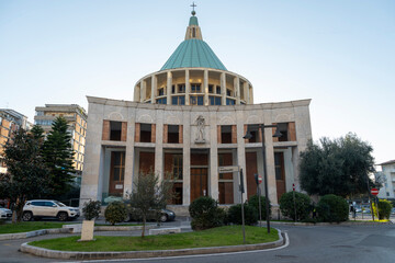 Massa, Toscana: la chiesa di San Sebastiano, progettata dall'architetto Gaetano Rapisardi e...