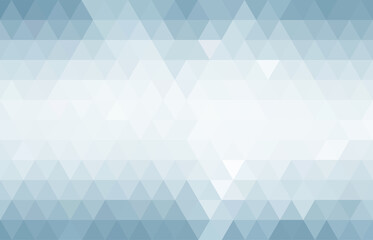 Abstract blue white and gray pattern background of triangles, vector design. Creative Design Templates.